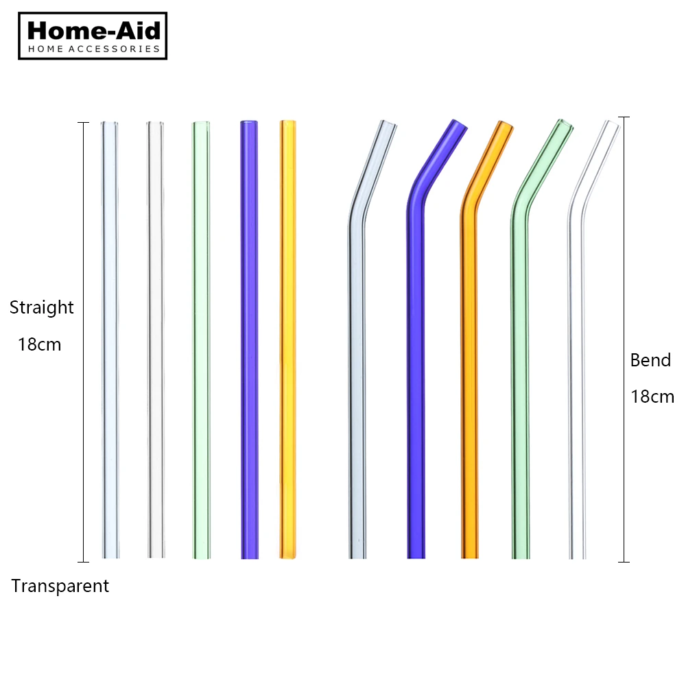 1PC-5-Colors-Reusable-Straight-Bend-Pyrex-Glass-Drinking-Straw-Pipette-Brush-Wedding-Bar-Accessories-Home_