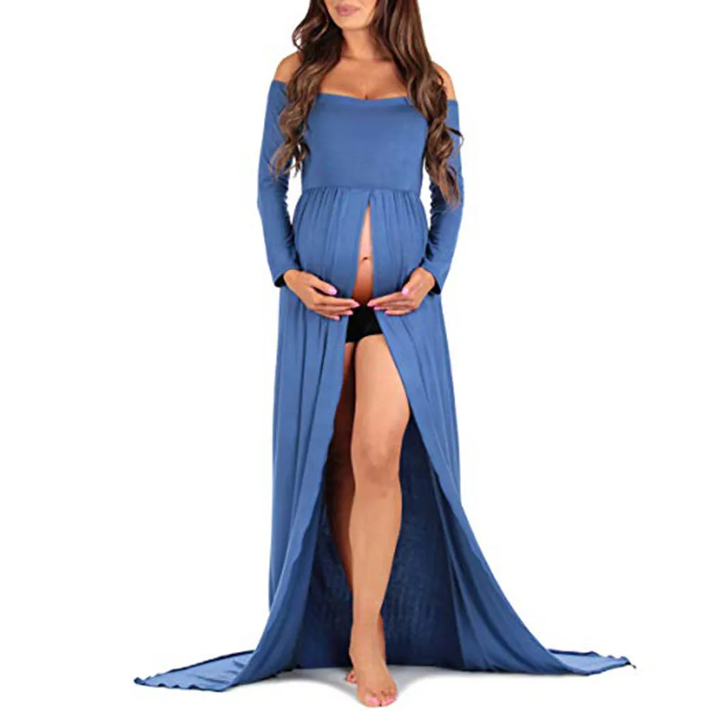 TELOYUNY maternity pregnancy sexy dress dresses for photo shoot Off