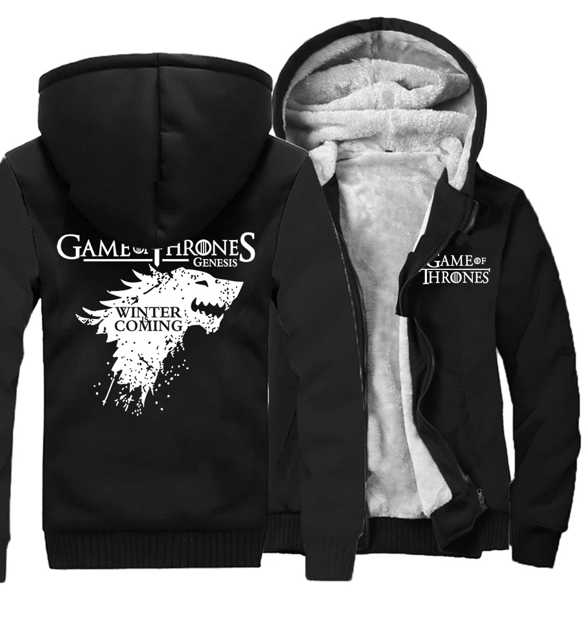 2019 جديد وصول العلامة التجارية رياضية الرجل الرياضية سميكة بدوره إلى أسفل طوق المعاطف بلوزات مضحك لعبة من عروش السترات للرجال