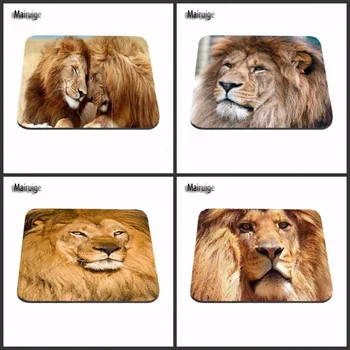 

African Lion Living In Slovakia Funny Custom Mouse Pad Skin Non Slip Durable Rubber Mousepad for PC Optical Mouse Gaming Mat