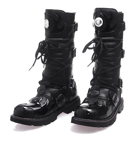 

High Quality Genuine Leather Men high Boots Black Military Boots Tactical Boots Army Boots Men botas Leather Shoes Men Shoes