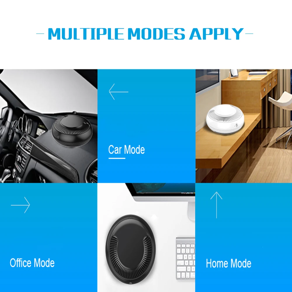 Автомобильный очиститель воздуха с фильтром освежитель домашний очиститель негативный ионизатор USB формальдегид бактерии запах очищающее устройство авто товары