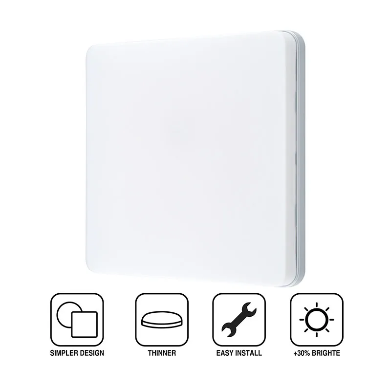  LED Ceiling Panel Light Ultrathin Lamp Square Round 6W 9W 18W 24W 36W 48W 85-265V LED Mounted Moder - 32981386046