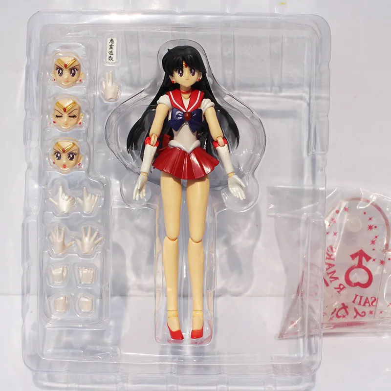 

Sailor Moon Sailor Mars Figure Toy PVC Action Figures Collectible Model Doll Toys 6" 15CM