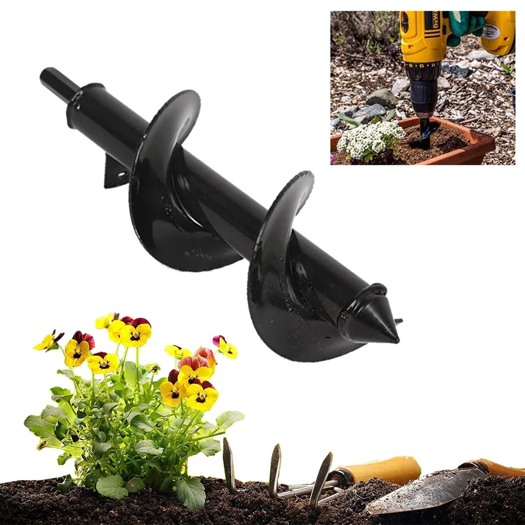 

Drill Bit 2019top Planter Garden Auger Spiral Drill Bit Planting Hole Digger Drill Bit G90627