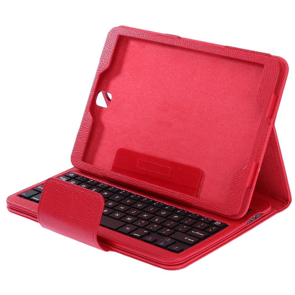 Wireless Bluetooth font b Keyboard b font PU Leather font b Case b font Stand Portable