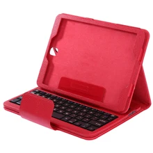 Wireless Bluetooth Keyboard PU Leather Case Stand Portable Teclado Sem Fio Klavye Cover for Samsung Galaxy Tab S3 T820 Tablet PC