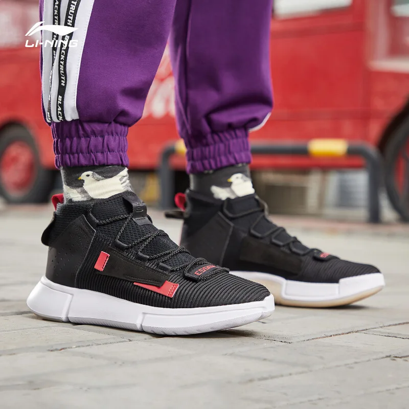 Li-Ning Для женщин сущность II WS Баскетбол Обувь для отдыха однотонные Тканные дышащая подкладка удобная спортивная обувь кроссовки AGBP042 XYL234