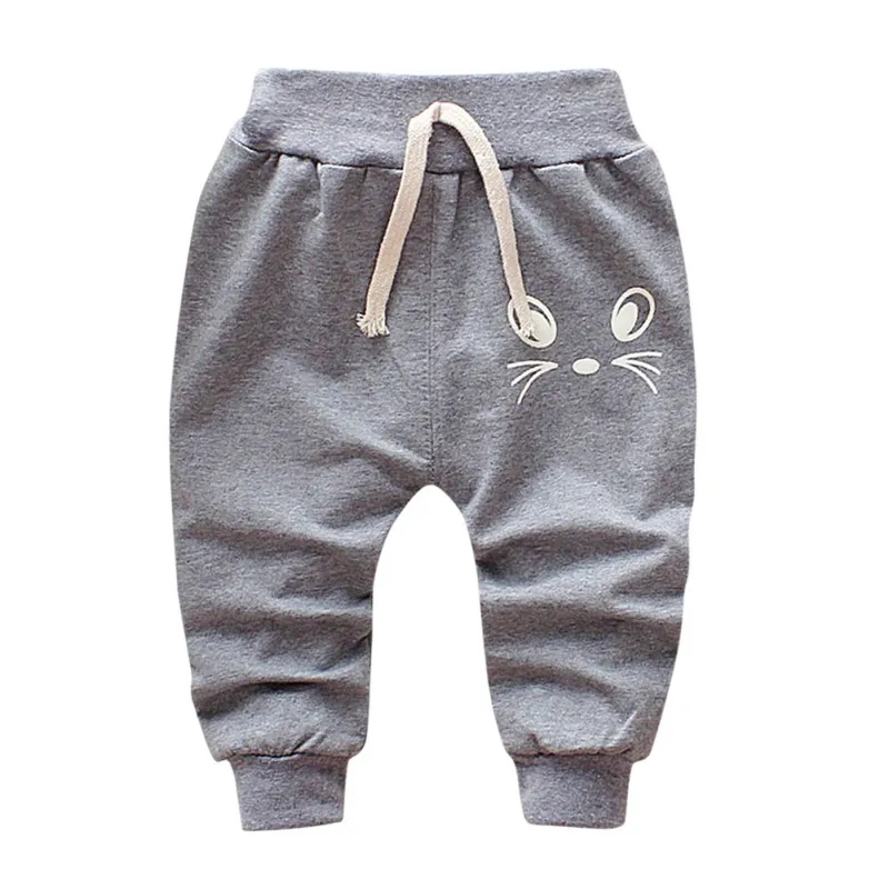 Детские Модные Штаны для мальчиков с милым принтом; весенние штаны для маленьких мальчиков; осенние детские брюки; детские штаны высокого качества; От 0 до 4 лет