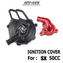 Motorcycle-Ignition-Cover Engine-Pump-Axle Water-Cooler 50-Sx Intake-Pipe for 2006-2008