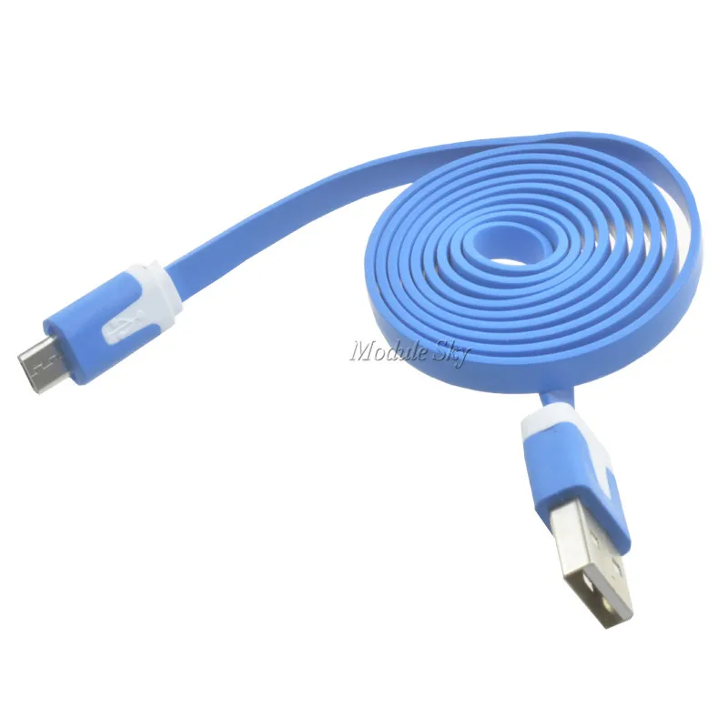 

1m 3.3ft USB Cable Blue For Wemos D1 For Wemos D1 Mini for NodeMcu Wire