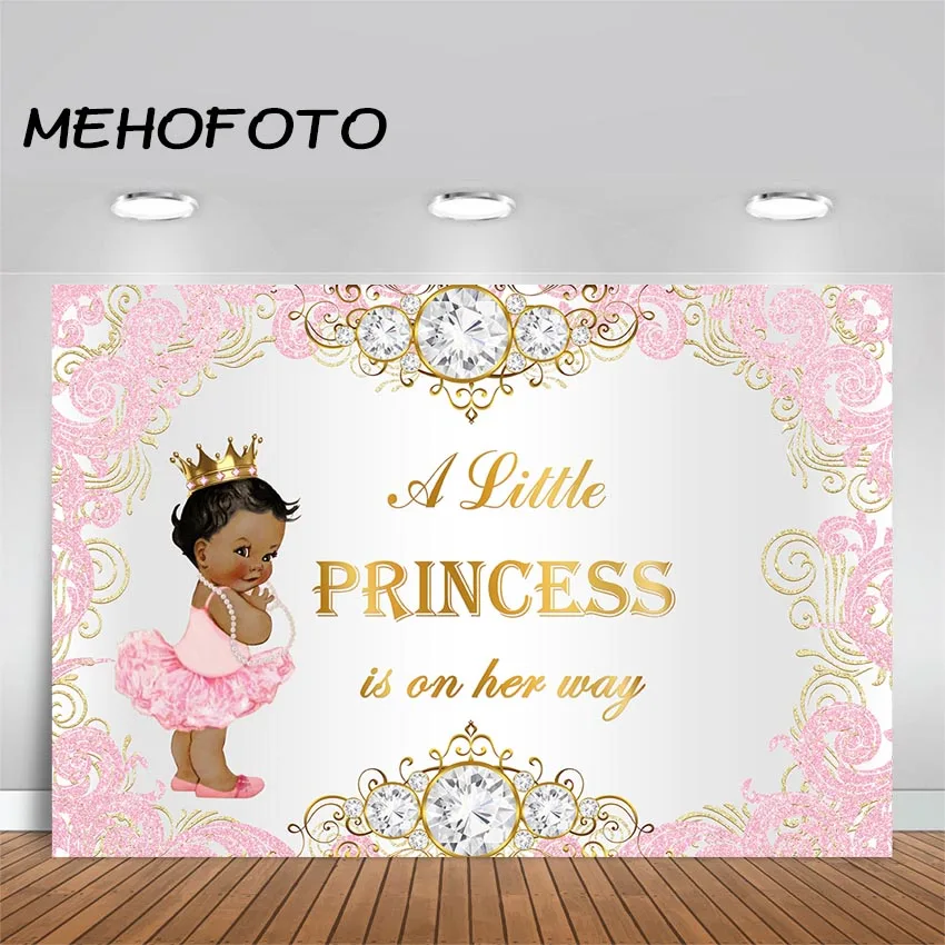 MEHOFOTO Baby Shower Фотофон с бриллиантами для вечеринки в Африканском и американском