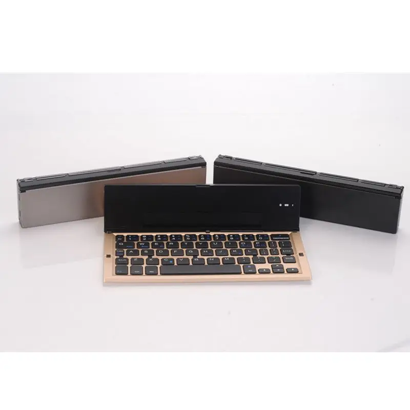 QWERTY Mini Keyboard 3.0 Folding Foldable Bluetooth Keyboards for Apple