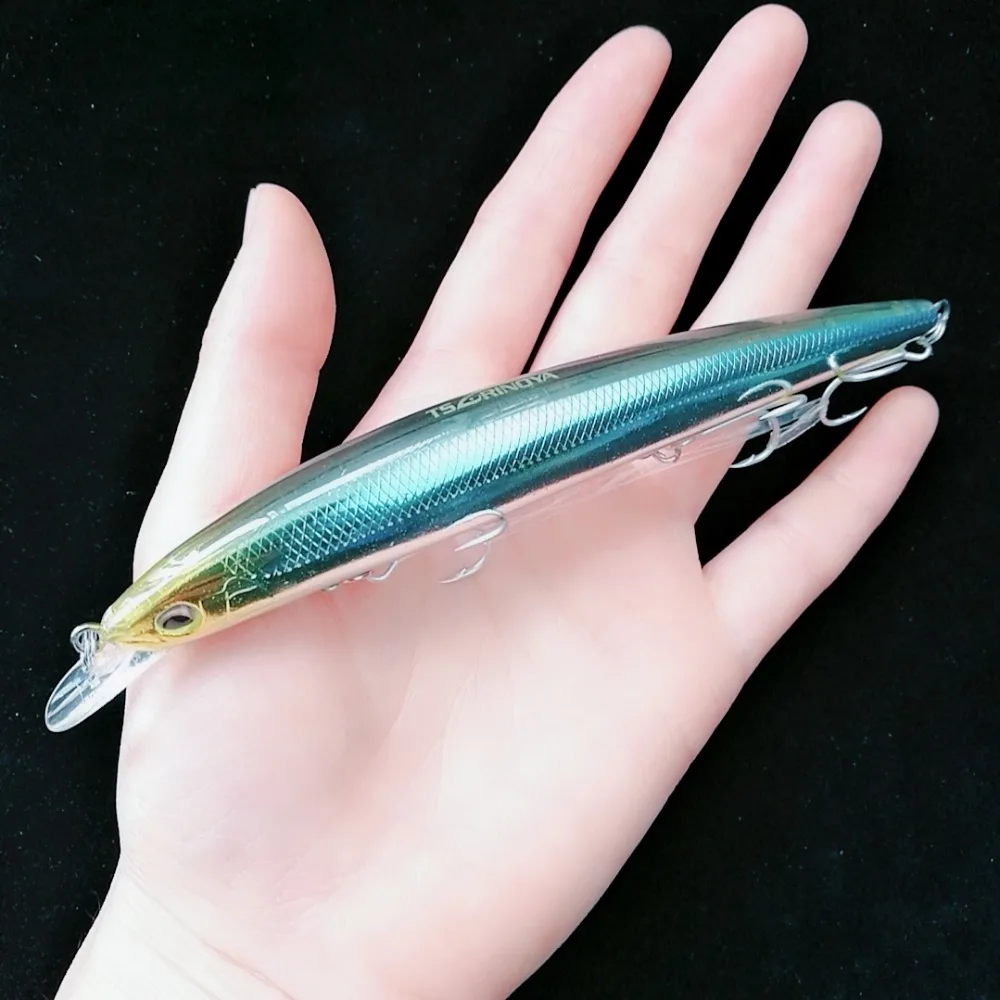 Tsurinoya DW31 6 шт. блесна рыболовная приманка 129 мм 14,8 г плавающая 1,0 м Iscas искусственное жесткое наживка; рыболовный воблер