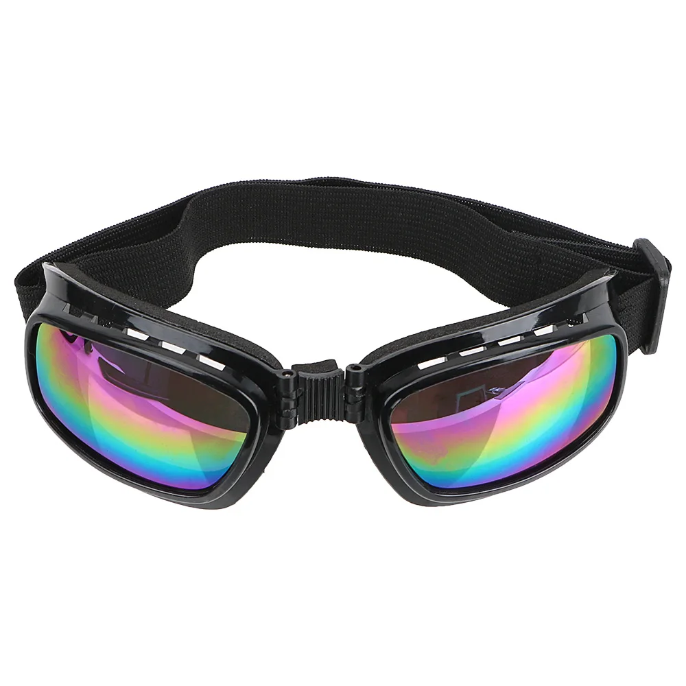 LEEPEE мотоциклетные очки с антибликовым покрытием, очки для мотокросса, спортивные лыжные очки, ветрозащитные пылезащитные очки с УФ-защитой - Цвет: Colorful