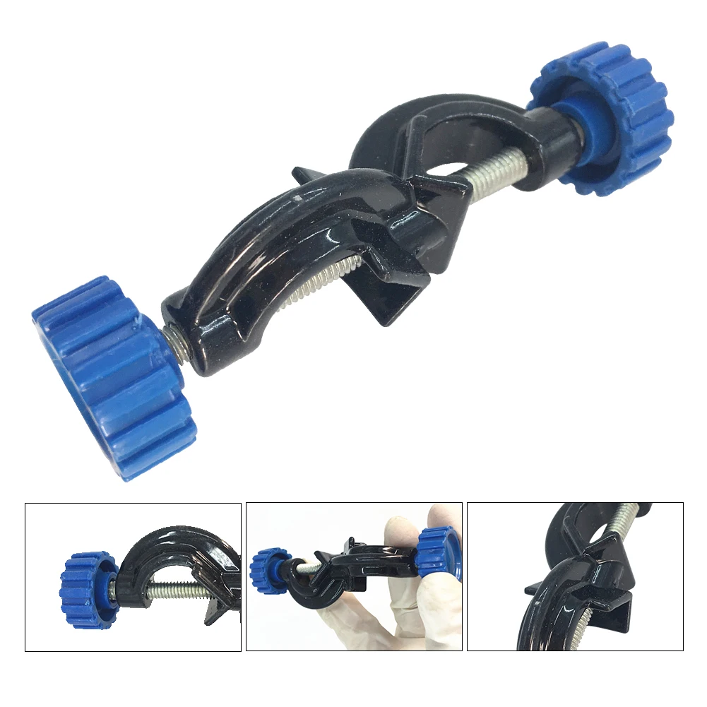 

Supports Double Right Angle Durable Laboratory Clamp Hardware With Screws Lab Metal Grip Stand Holder Wire Secure Top
