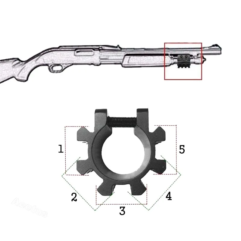 Тактический Remington 870 Mossberg 500 12GA " дробовик Маг Трубка Три рельса Пикатинни крепления 5 позиции ствол дробовика крепление VI05039