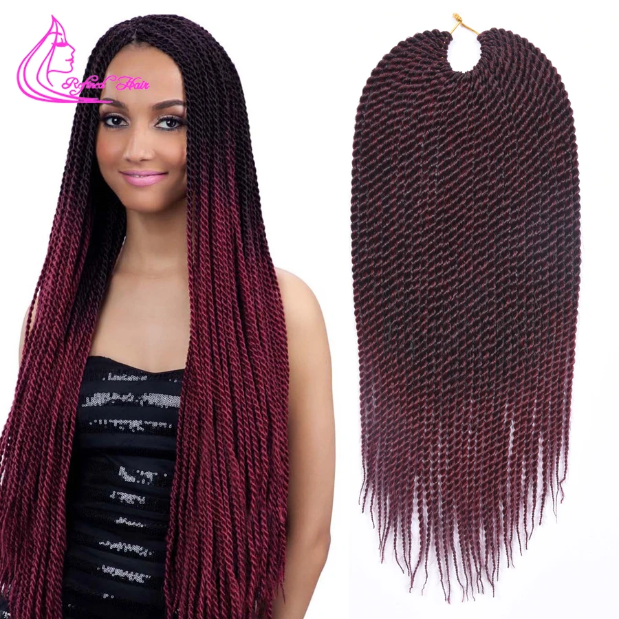 18inch Havana Mambo Twist Crochet Braid Hair Havana Twist Crochet Hair 30 Roots Senegalese Twist Hair Crochet Twist Braids Hair