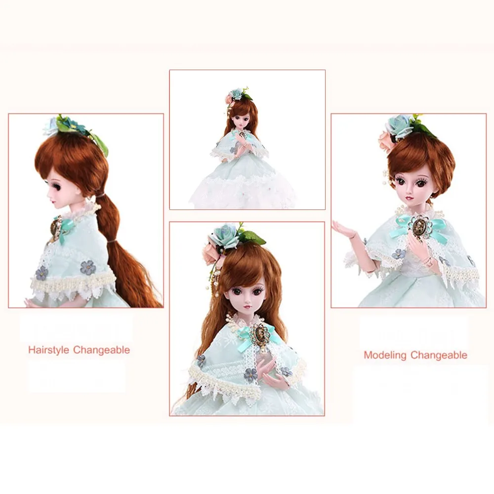 1/3 BJD кукла 60 см/23,6 ''Высота 19 шарнирные куклы(парик+ обувь+ одежда+ волосы+ глаза+ макияж) Коллекция игрушек полный набор