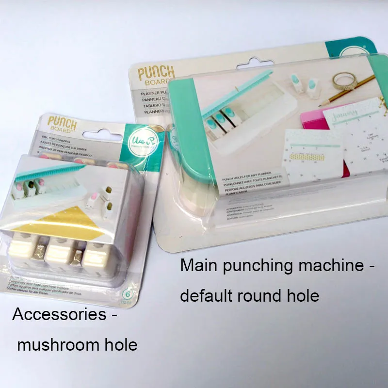 Manual Metal Puncher Mushroom Hole Puncher For Round Binder