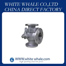 Лучшие продажи Фланцевое соединение L Тип 11/4 дюймов Нержавеющая сталь 304 3-ходовой шаровой клапан