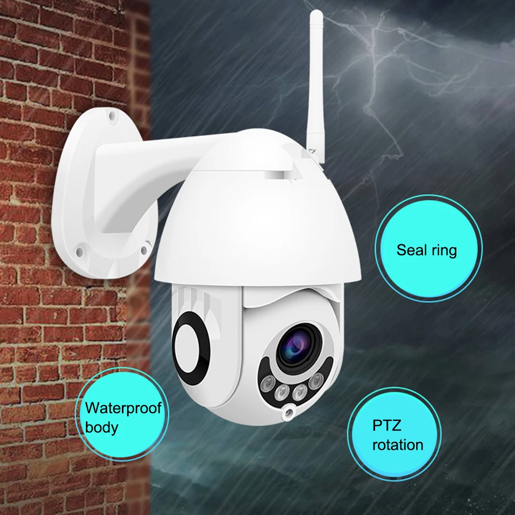 

Indoors Outdoor Waterproof Camera WiFi 1080P HD Security IP IR Night Vision Camera Two-way Voice Hot Sale