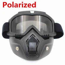 Поляризационная маска для лица для езды на велосипеде, для зимних видов спорта, лыж, сноуборд, очки, штормовка, маска для лица, велосипедные, мотоциклетные очки, велосипедные очки
