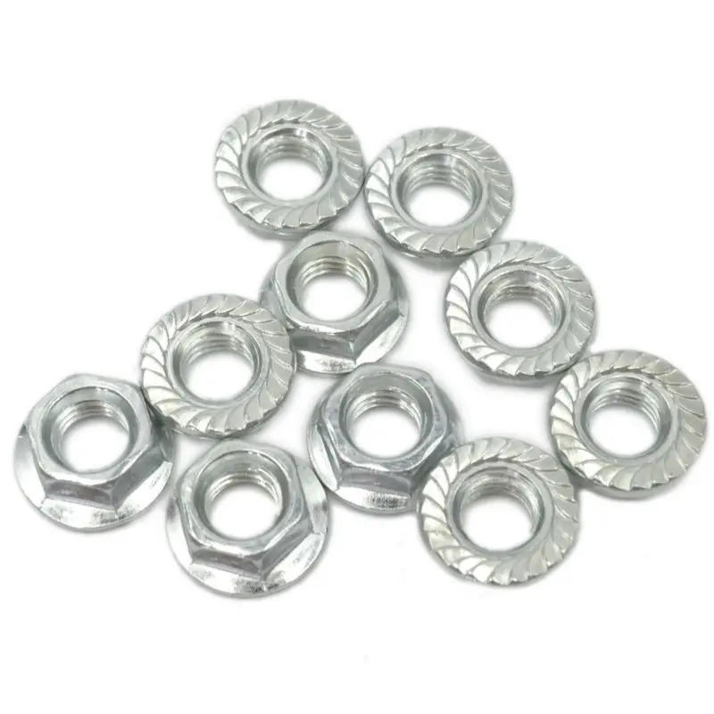 10PCS Chainsaw Flange Bar Nut Set M8x1.25 Size for Husqvarna Stihl