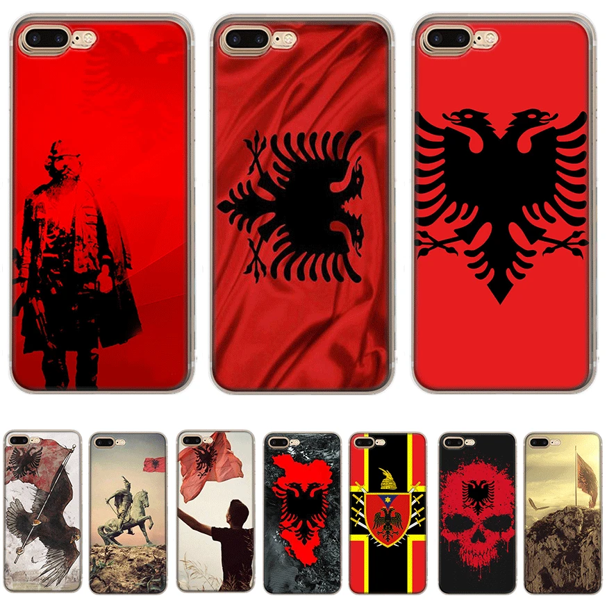 Albania мобильный чехол для телефона жесткий чехол для iPhone 5 5S SE 6 6s 7 8 Plus iPhone 11 Pro X XR XS Max защита