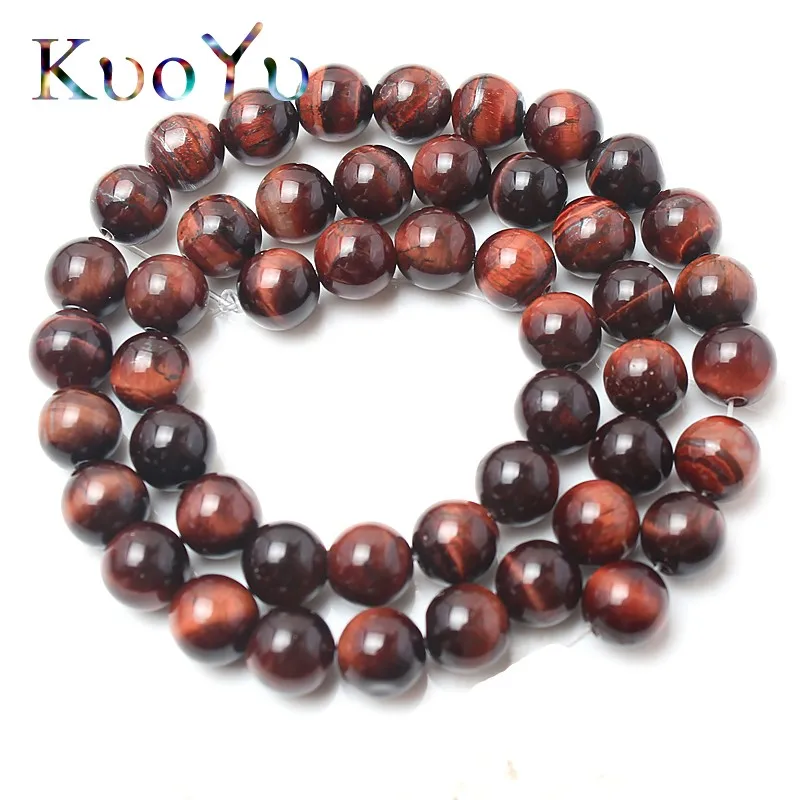 

Natural Stone Beads Red Tiger Eye Round Loose Beads For Jewelry Making 15.5" Pick Size 4/6/8/10/12 mm DIY Bracelet wholesale