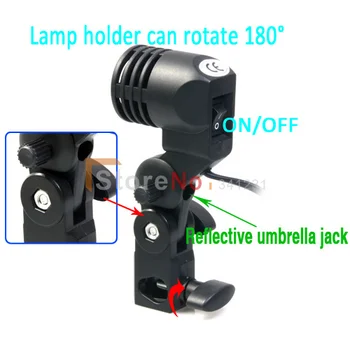 

Cmaera Lamp Bulb Holder Socket Flash Umbrella Bracket