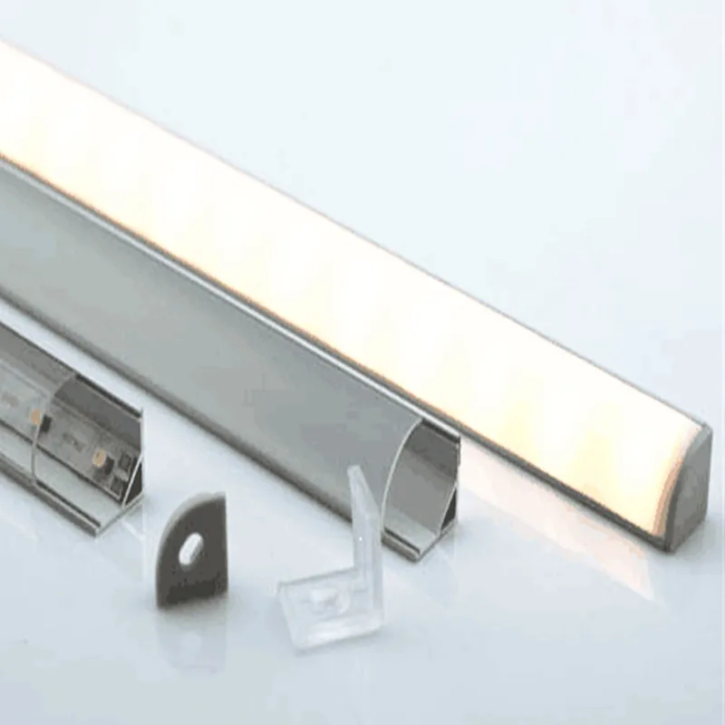 

5-15pcs/lot ,40inch 1m led aluminium profile for 10mm PCB board led corner channel for 5050 strip led bar light,YD-1002