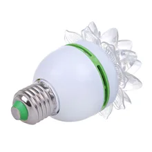 B22 3W Colorful Auto Rotating RGB LED Bulb Stage Light Party Disco Lamp PTSP