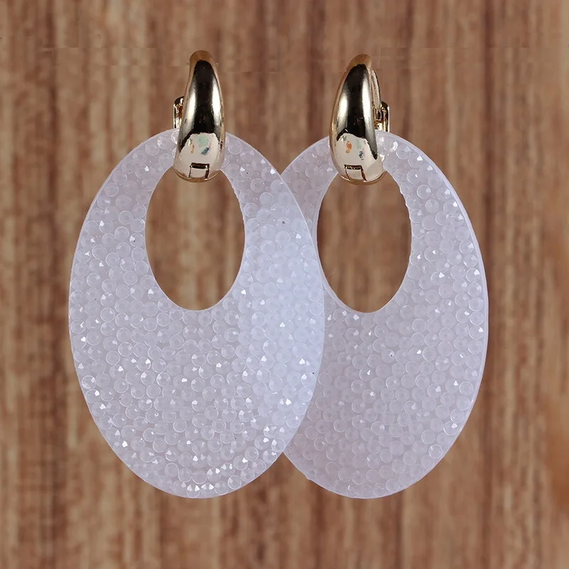 Earrings Transparent White
