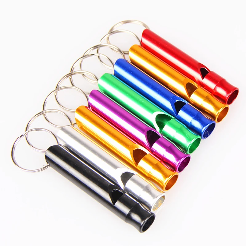 Свисток S6614 из алюминиевого сплава для экстренных ситуаций выживания кемпинга