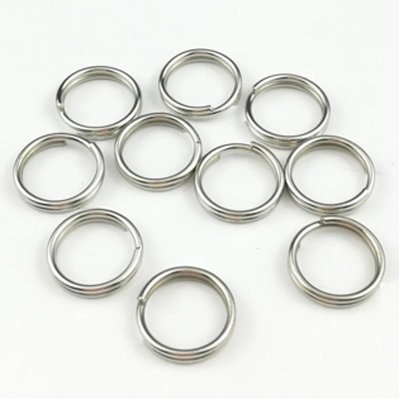 10PCS-Metal-Round-Keyring-Rhodium-Plated-Split-Key-Ring-Key-Chain-10mm-15mm-20mm-25mm-28mm