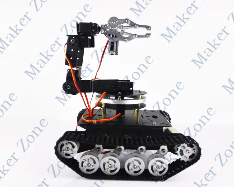 6 DOF vehicle mounted Robot TS001 ,Robot Arm Tank Car,Metal Claw