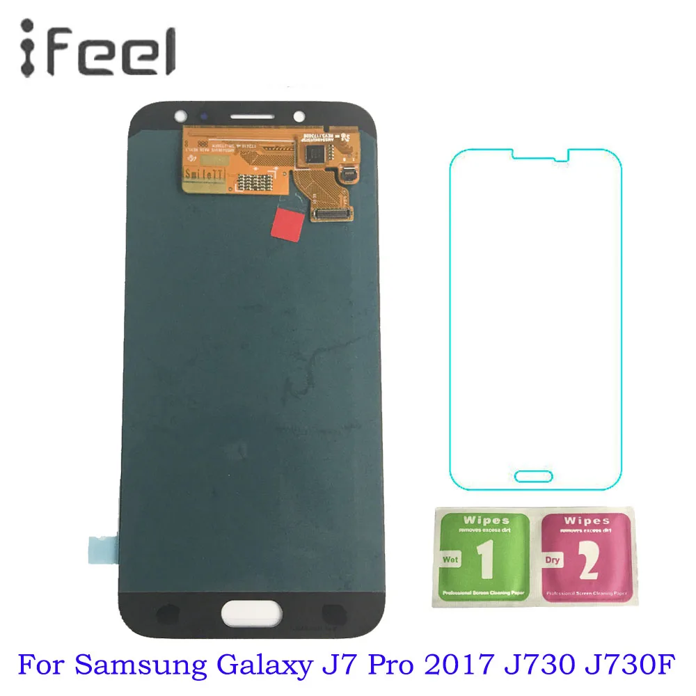 

Super AMOLED 100% Tested Working LCD For Samsung Galaxy J7 Pro 2017 J730 J730F Display Touch Screen Digitizer Assembly