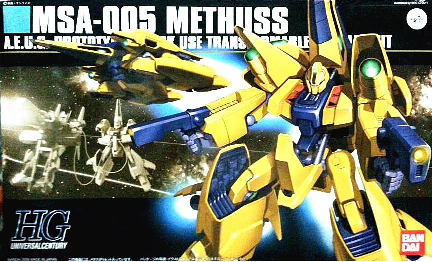 Bandai Gundam 41856 HGUC 061 1/144 MSA 005 Methuss Mobile Suit Assemble Model Kits Action