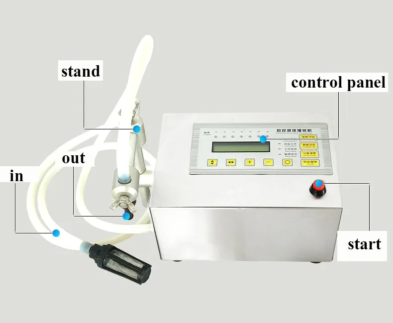 Электрическая машина для наполнения жидкостей, Электрический цифровой наполнитель для молока, уксуса, соевого соуса, оборудование для наполнения напитков