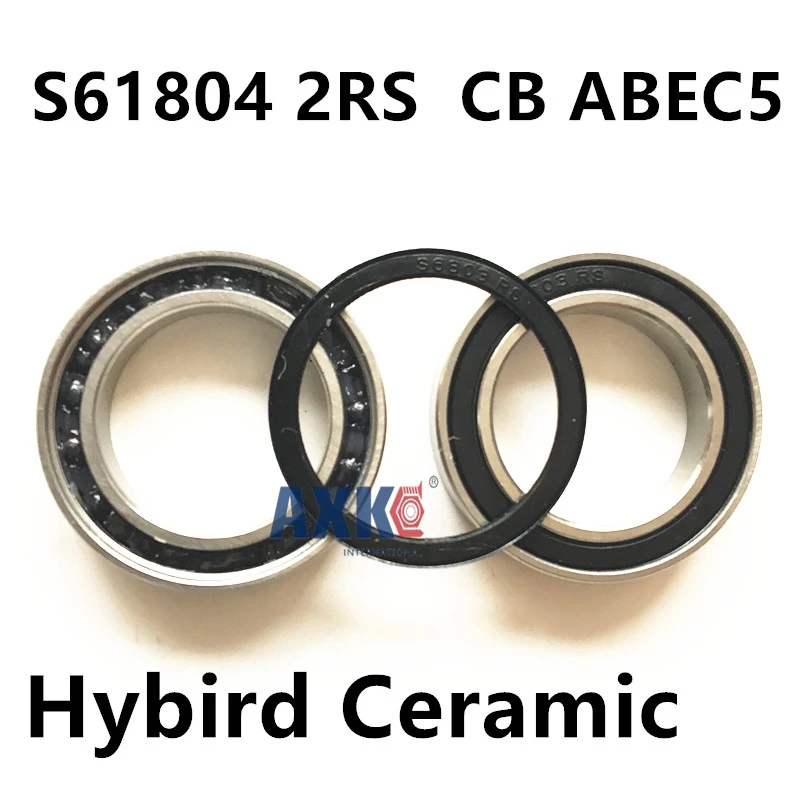 Free Shipping For MAVIC CROSSMAX SLR 2009 FRONT HUB 2PCS S61804 2RS CB ABEC5 20X32X7mm Stainless Steel Hybrid Ceramic Bearing Free Shipping For MAVIC CROSSMAX SLR 2009 FRONT HUB 2PCS S61804 2RS CB ABEC5 20X32X7mm Stainless Steel Hybrid Ceramic Bearing