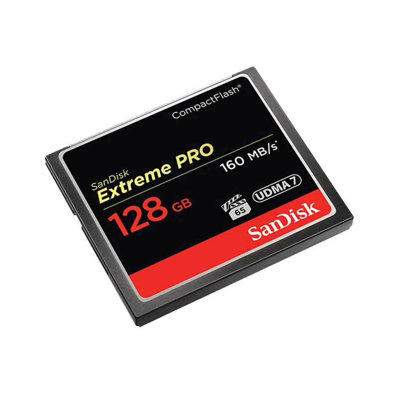 Компактная флеш-карта памяти SanDisk Extreme Pro 32, 64, 128 ГБ, 160MBS, карта CF 128 ГБ, 32 ГБ, 64 ГБ, 256 ГБ, флеш-карта, карта памяти Carte Memoire