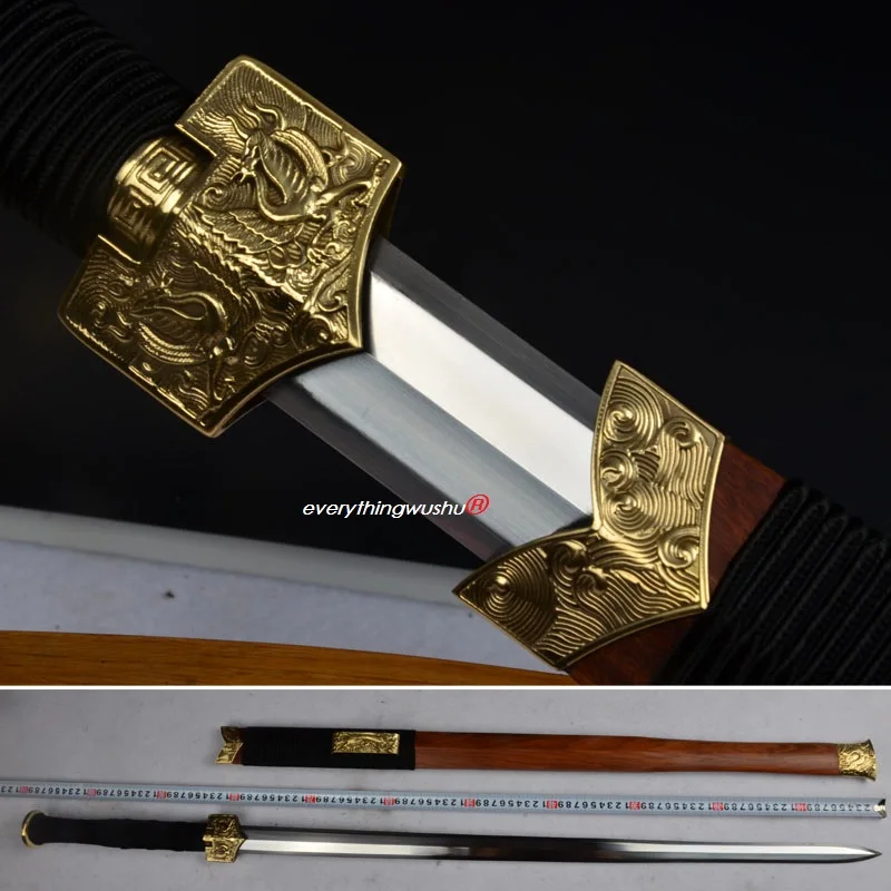 1095 Высокоуглеродистая сталь Han Jian мечи ушу традиционные китайские Sabers|Боевые