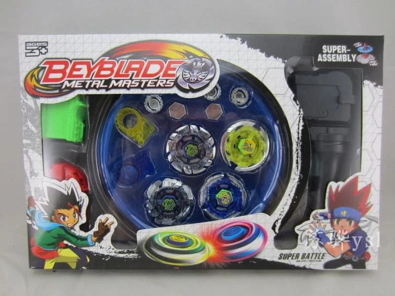 Peões 4 pcs beyblades com lançadores Atenção : no Eating