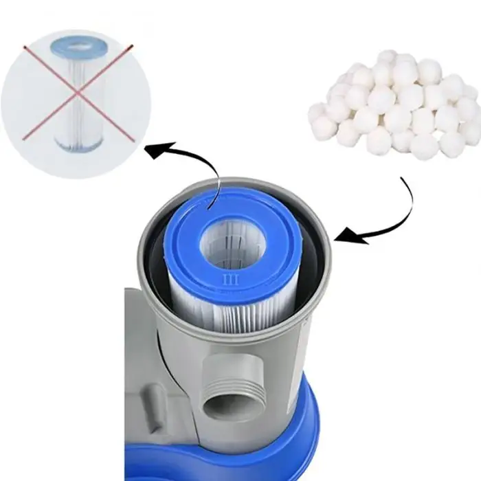 Фильтрующие шарики для очистки воды, волоконный шар, фильтр для очистки, волоконный шар, плавательный бассейн, спа, WHShopping