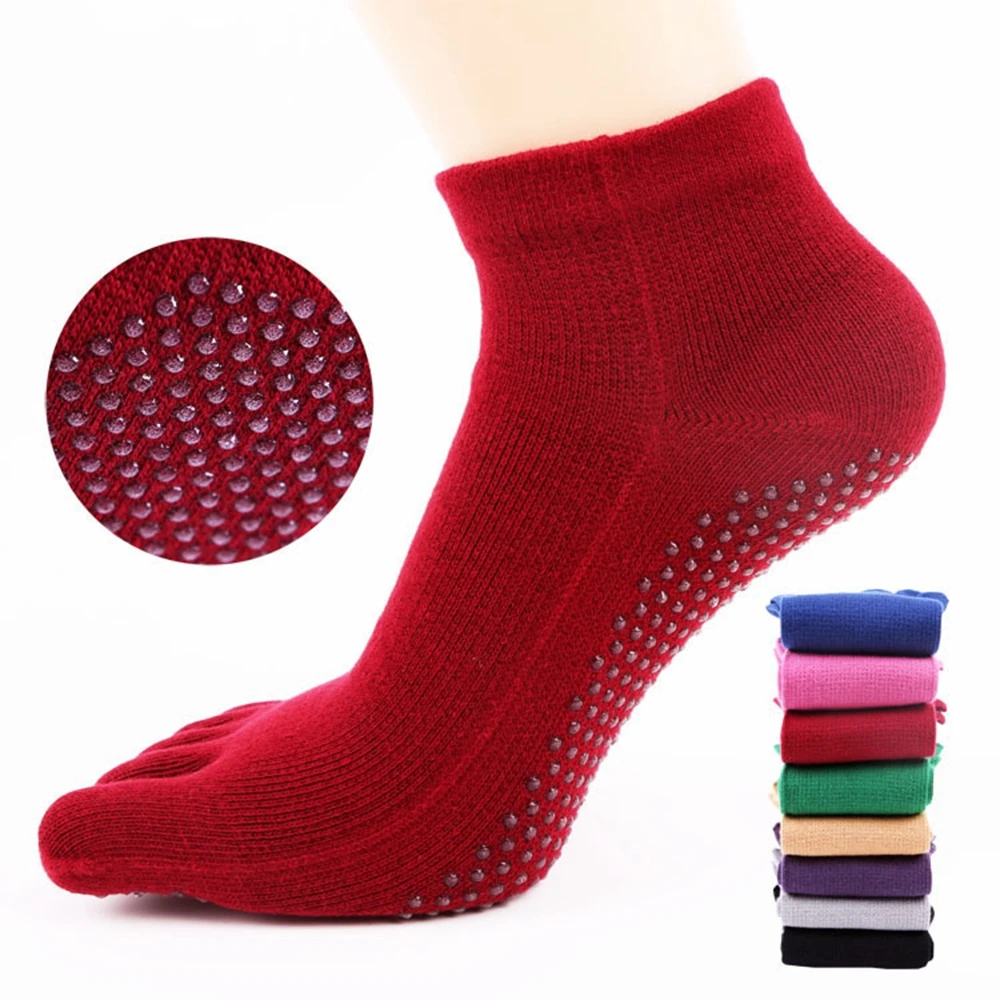 Silicone Nonslip Yoga Socks Ladies Sports Fitness Nonslip Yoga Socks Good Quality Open Back