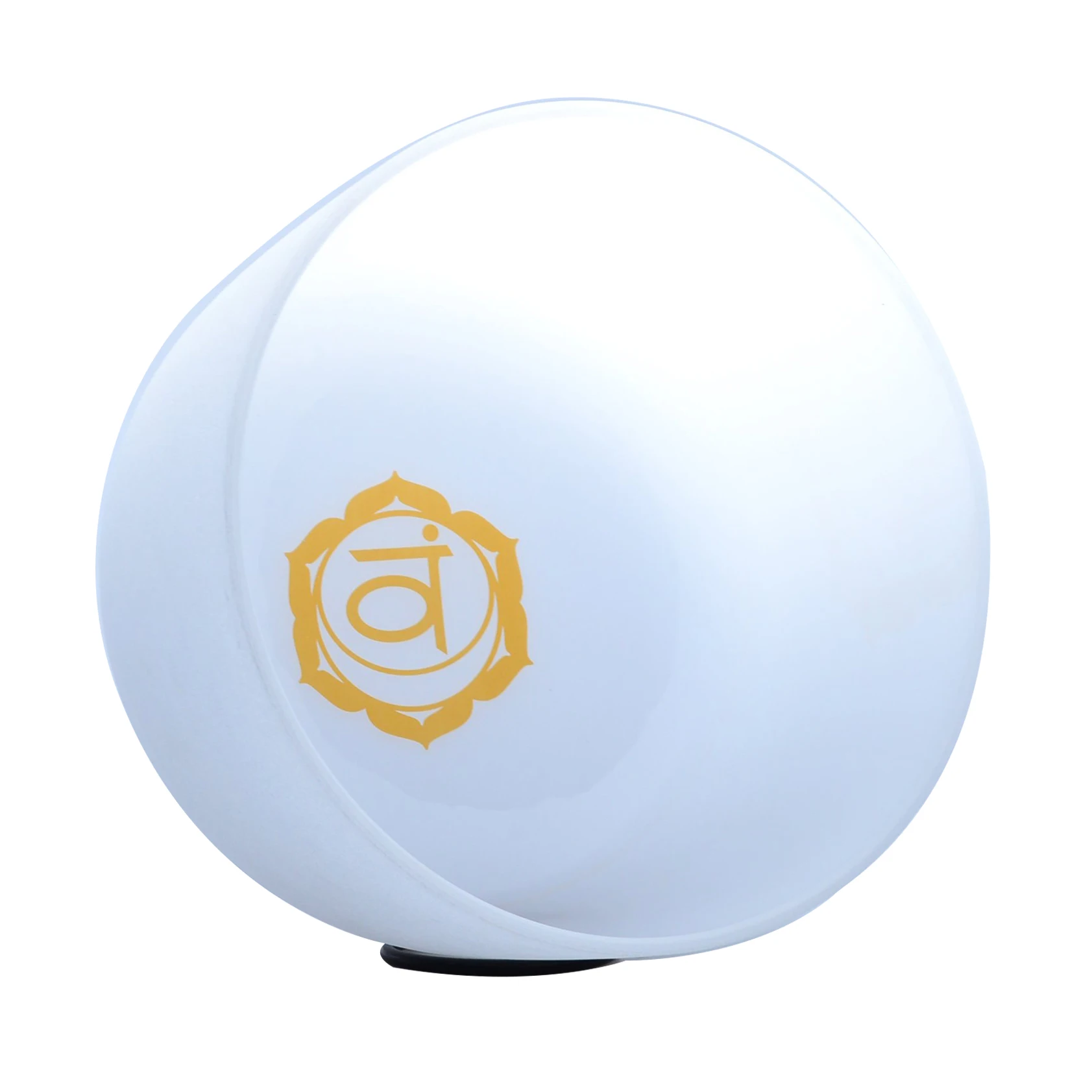 

8 Inch Chakra Pattern D Note Crystal Singing Bowl for Sacral Chakra Balancing/Yoga/Meditation/Sound Therapy