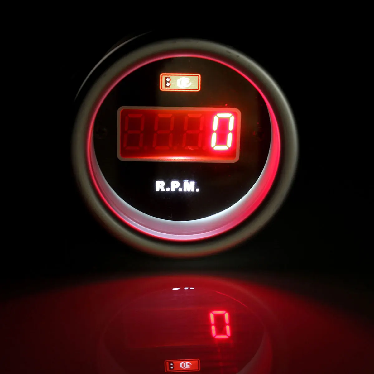 

Tachometer RPM Gauge 52mm 2" Red Digital 12V Rev Counter Display LED With Bracket