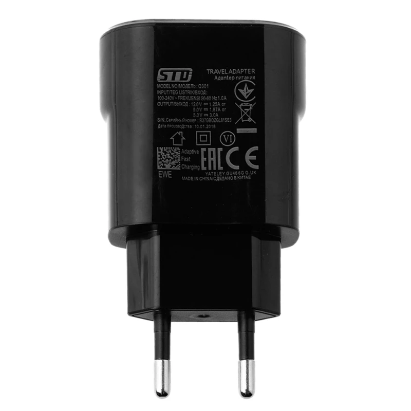 

5V/9V/12V Quick Charge QC 3.0 USB Wall Charger Adapter EU US Plug for Cell Phone