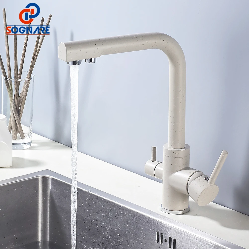 KItchen Filtered Water Mixer 360 Degree Rotation Kitchen Tap 3 Way